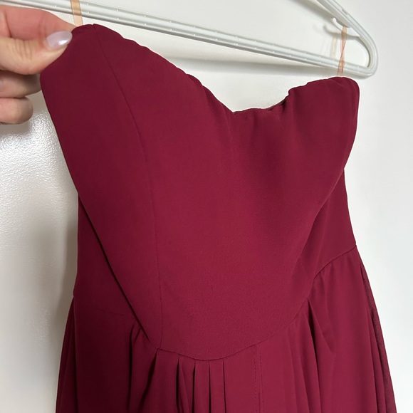 Dress Hush Collection Maroon Size 8 - Picture 1 of 5